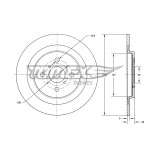 TOMEX Brakes Bremsscheibe